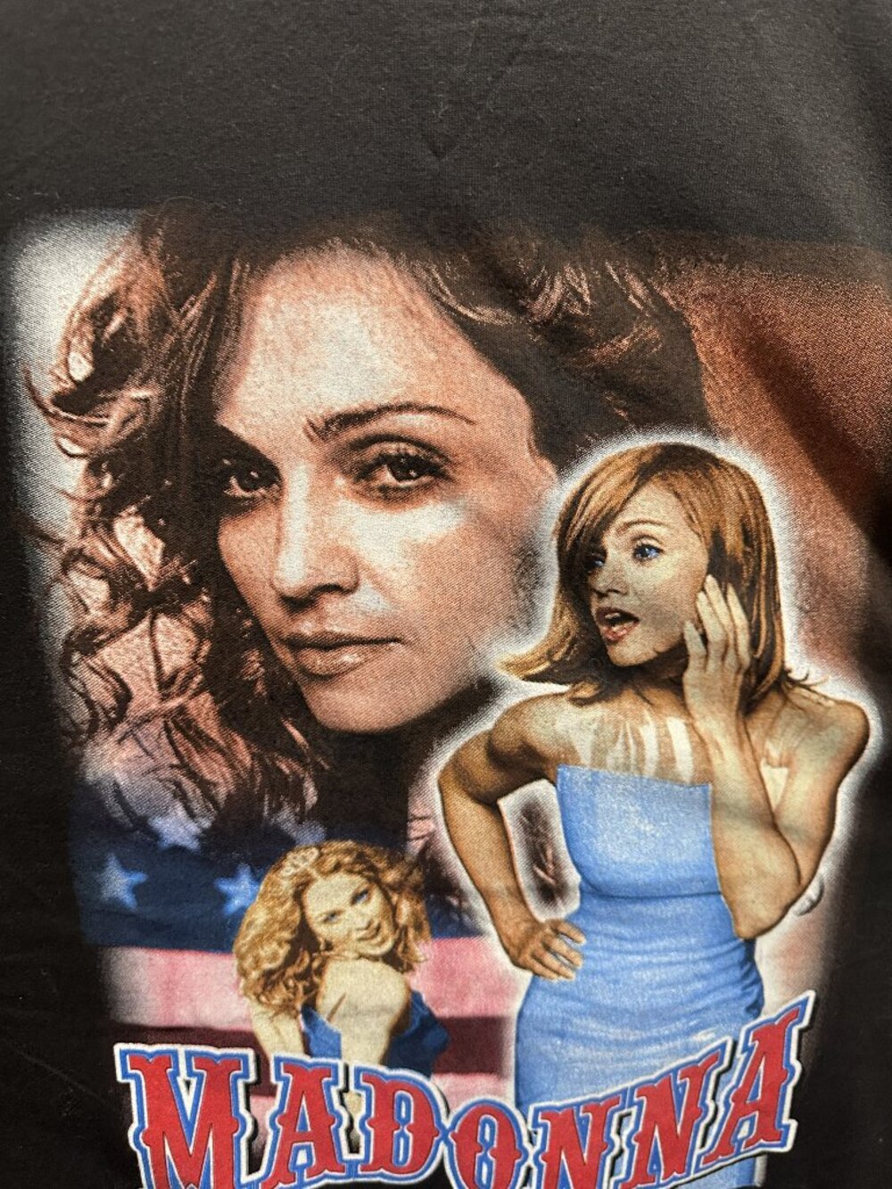 Madonna Drowned World Tour 2001 Black Concert T-Shirt